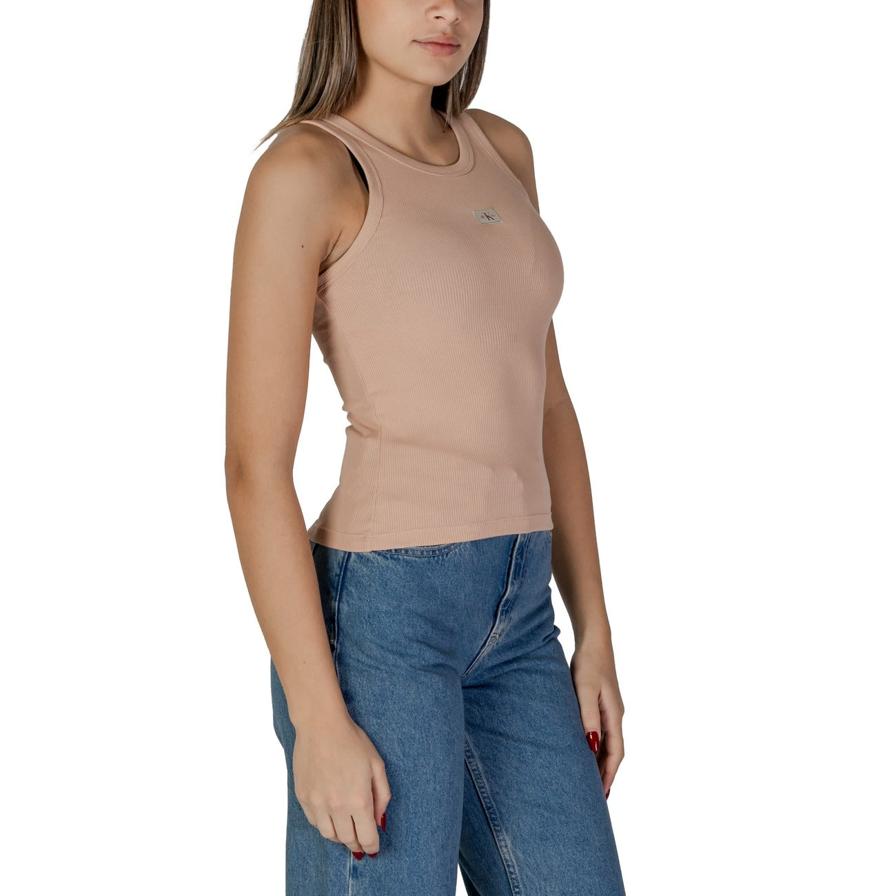 Calvin Klein Jeans Tops Ar Lencītēm Sievietēm