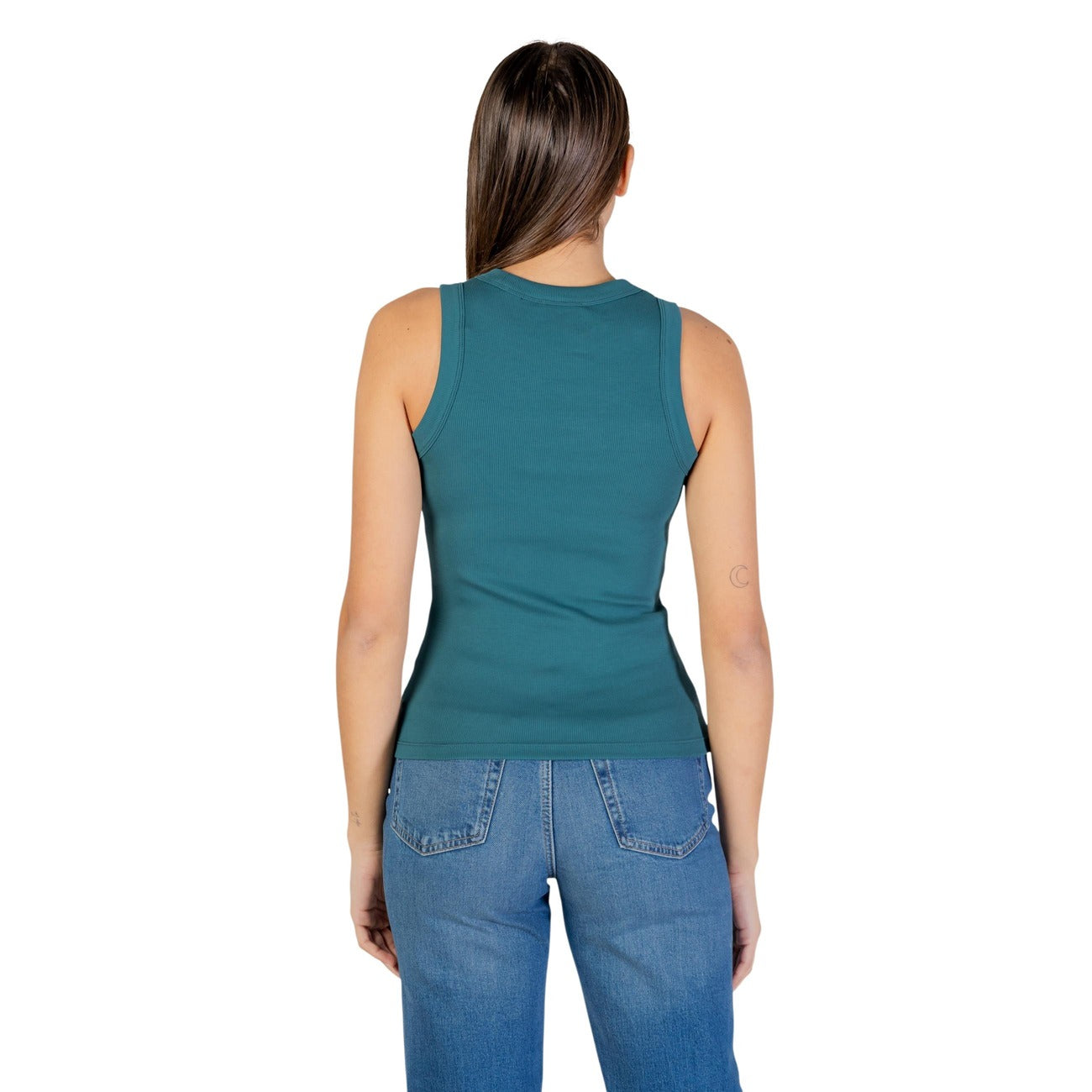 Calvin Klein Jeans Tops Ar Lencītēm Sievietēm