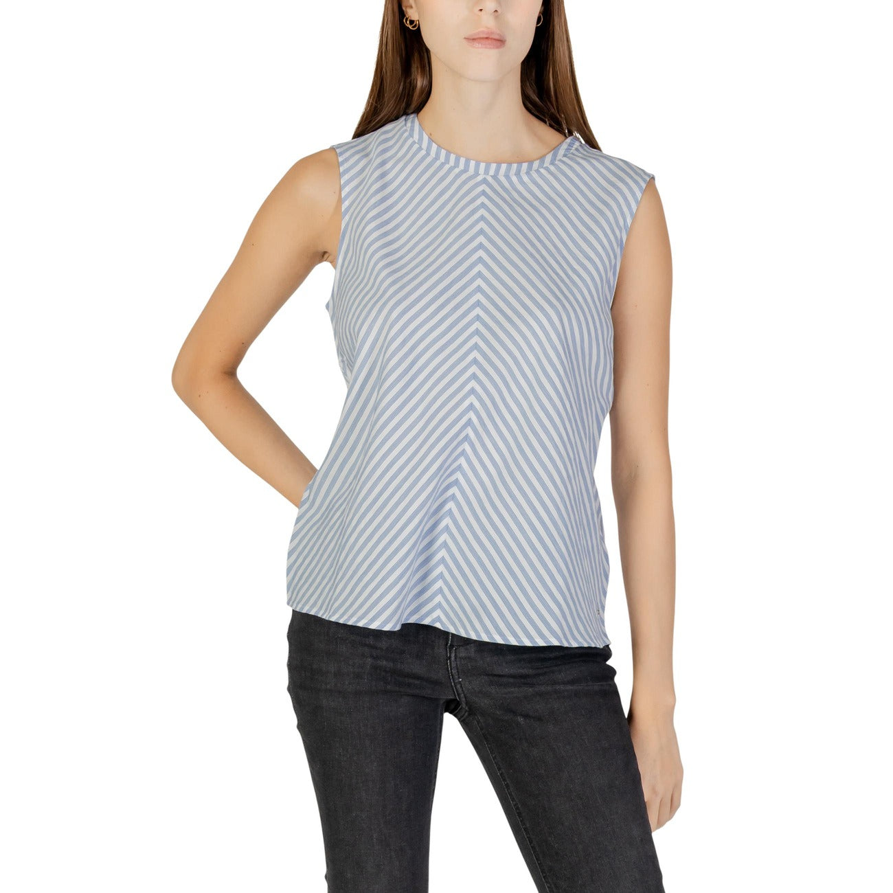 Tommy Hilfiger Jeans Tops Ar Lencītēm Sievietēm