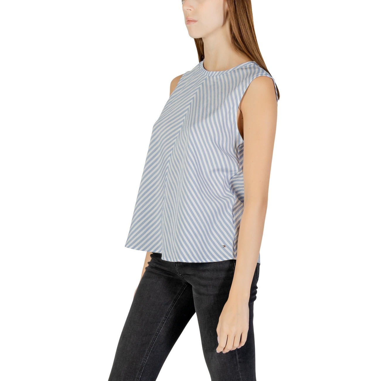 Tommy Hilfiger Jeans Tops Ar Lencītēm Sievietēm
