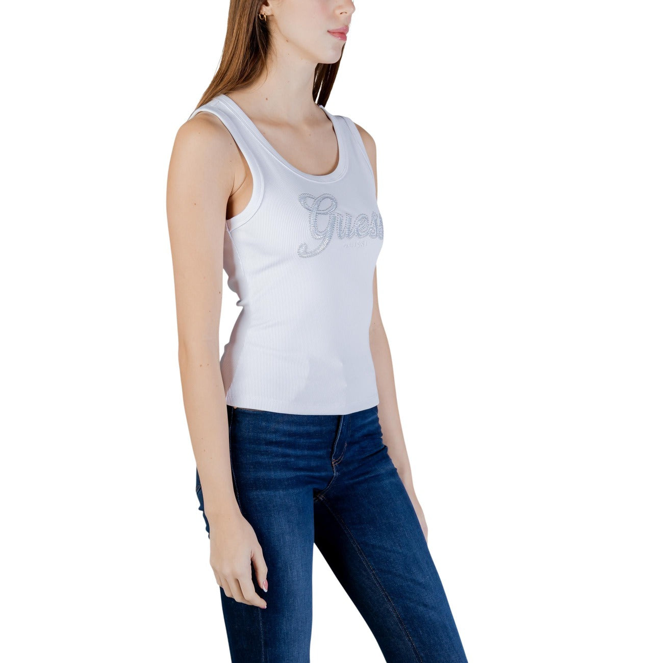 Guess Tops Ar Lencītēm Sievietēm