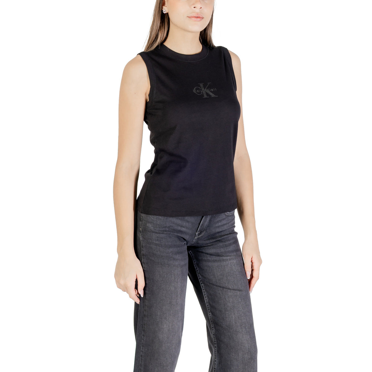 Calvin Klein Jeans Tops Ar Lencītēm Sievietēm