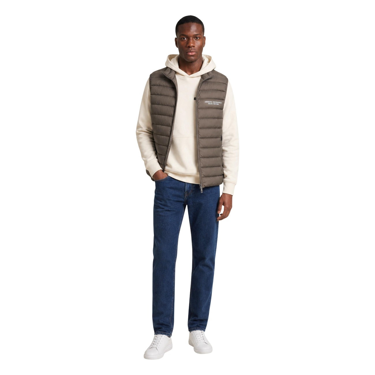 Armani Exchange Polsterēta Veste Vīriešiem