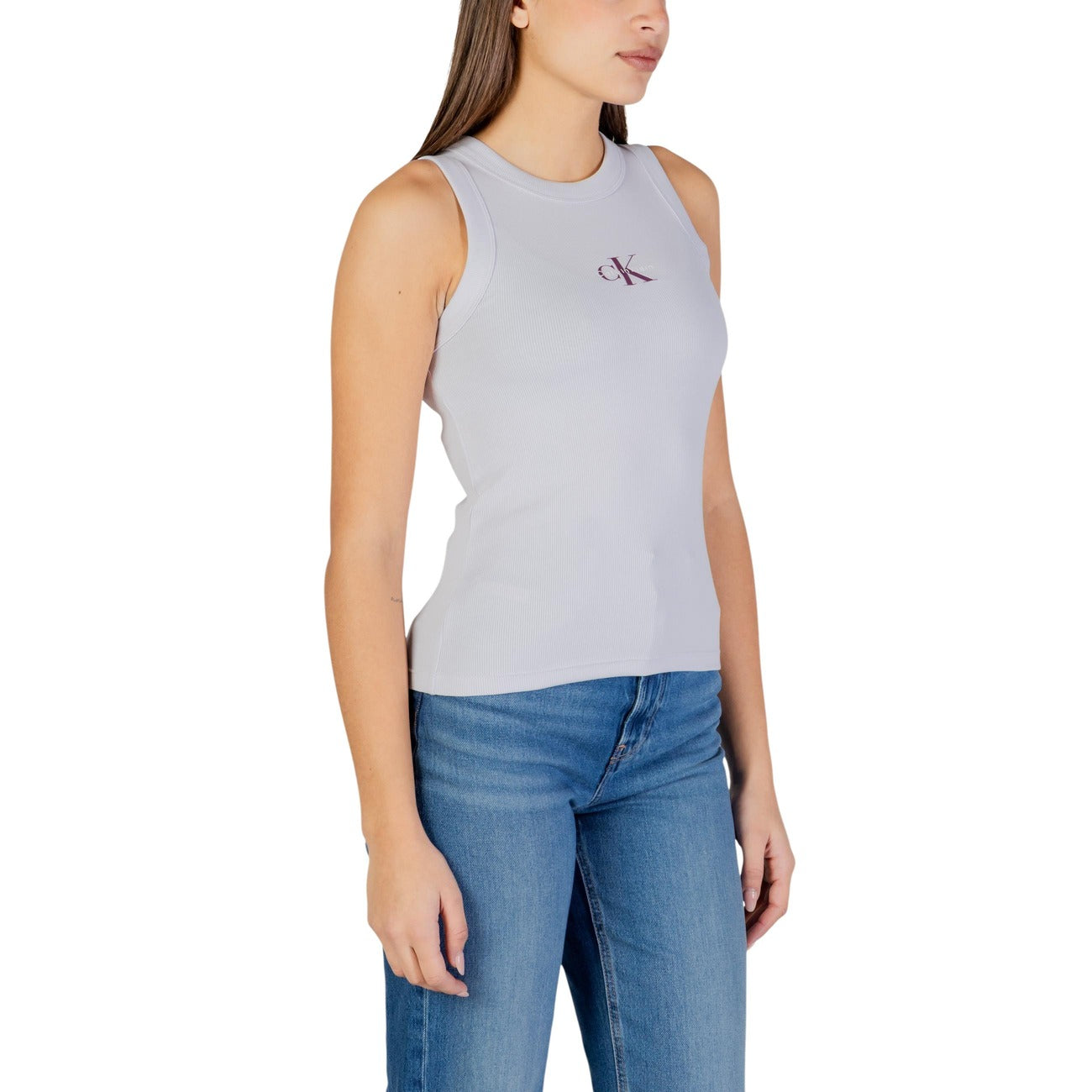 Calvin Klein Jeans Tops Ar Lencītēm Sievietēm