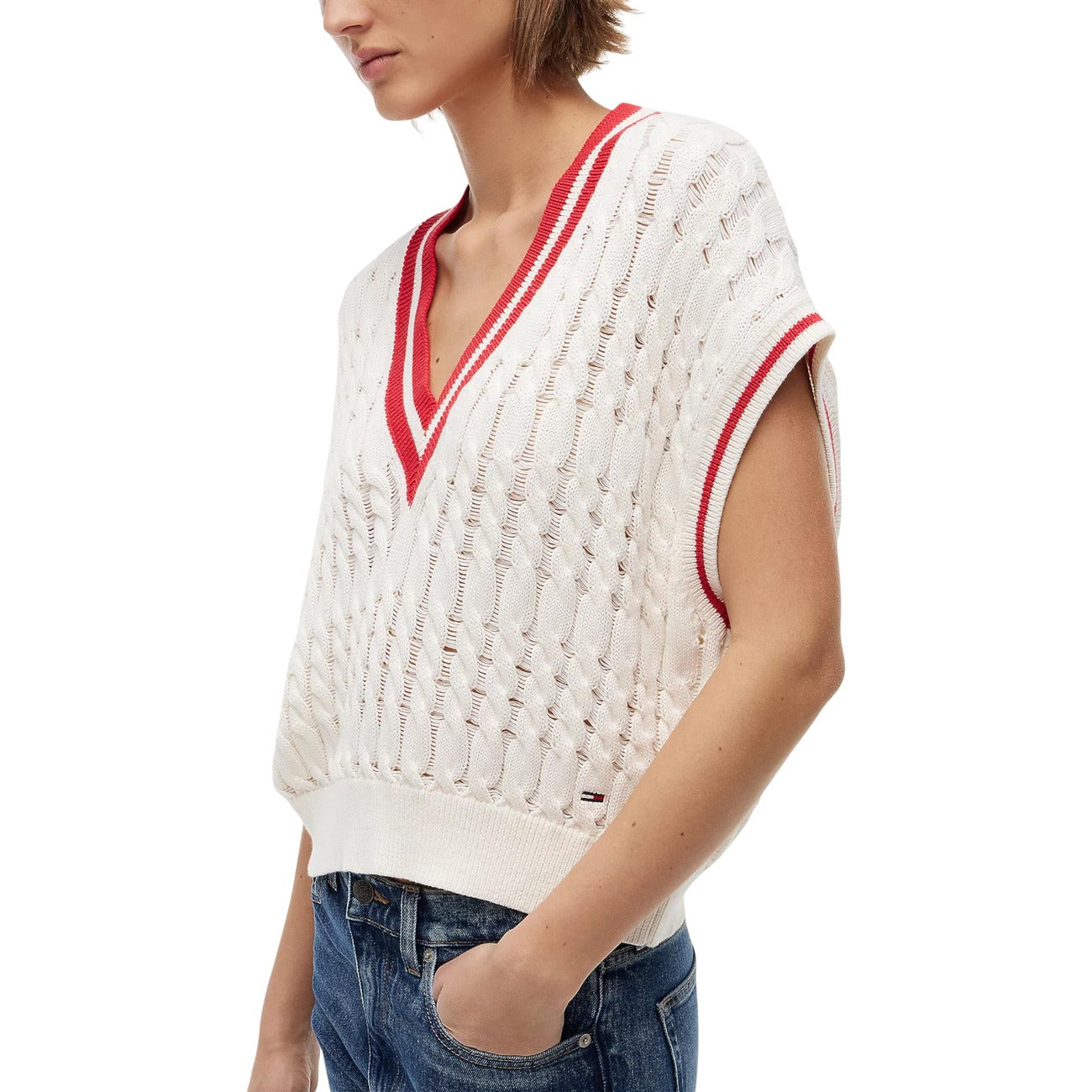 Tommy Hilfiger Jeans Polsterēta Veste Sievietēm