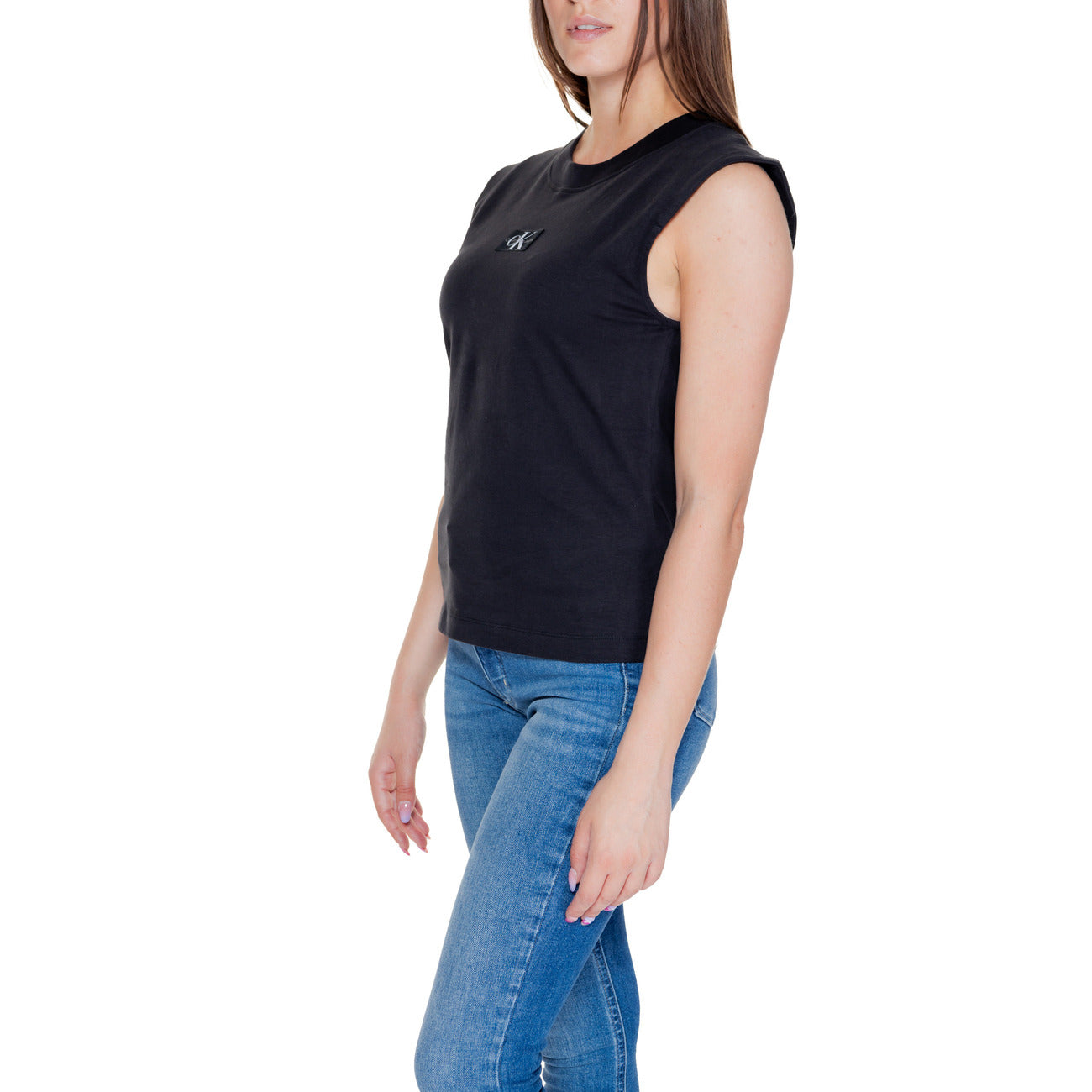 Calvin Klein Jeans Tops Ar Lencītēm Sievietēm