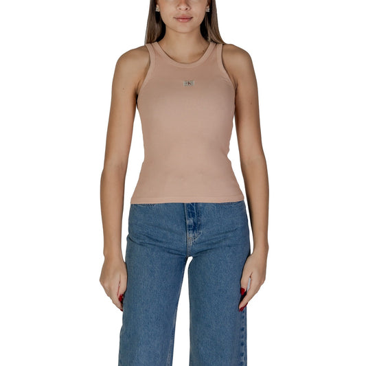 Calvin Klein Jeans Tops Ar Lencītēm Sievietēm