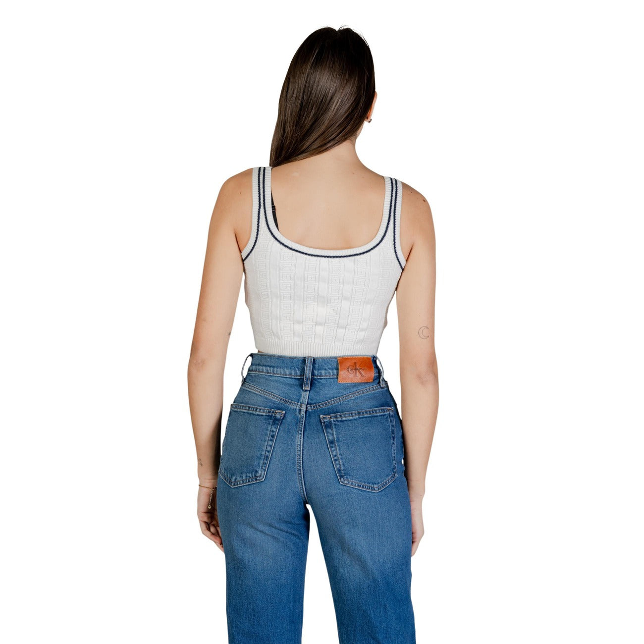 Tommy Hilfiger Jeans Tops Ar Lencītēm Sievietēm