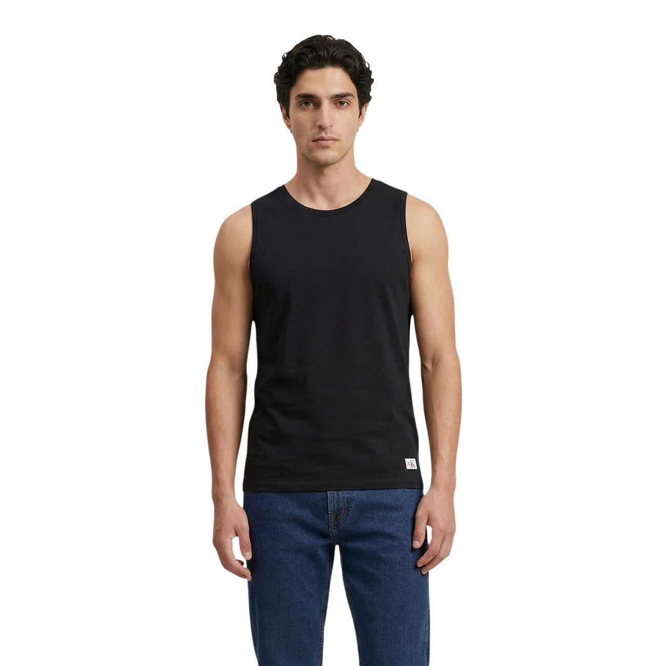 Calvin Klein Jeans T-krekls Bez Piedurknēm Vīriešiem