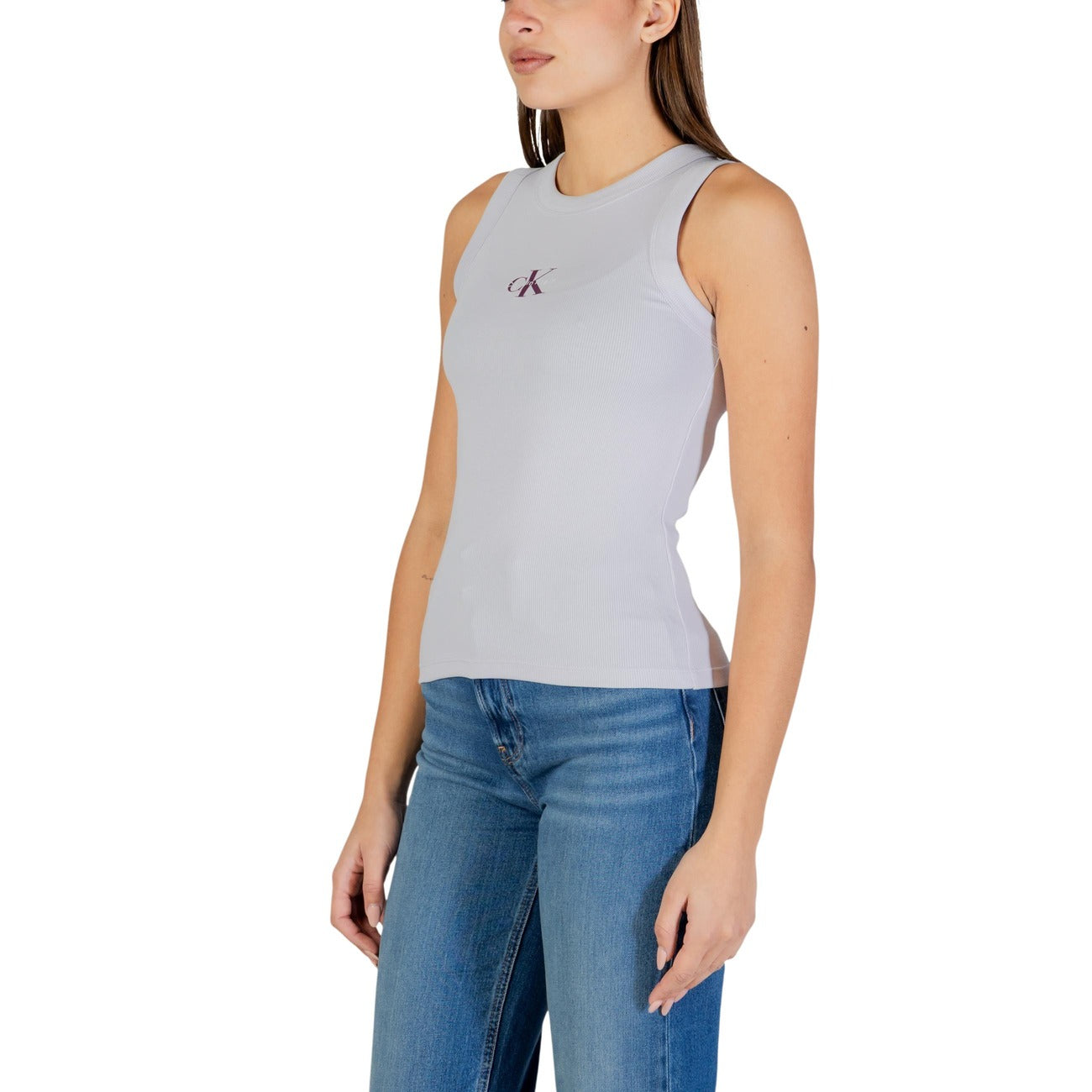 Calvin Klein Jeans Tops Ar Lencītēm Sievietēm